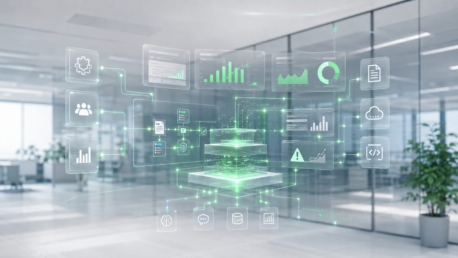 Plataforma Z8.AI conectando dados, sistemas, análises e inteligência artificial